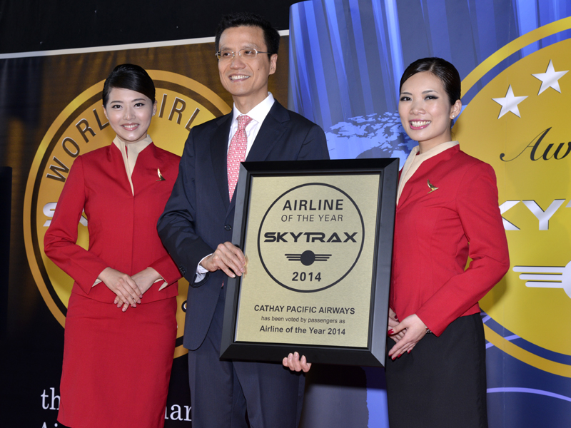 Skytrax 2014 World Airline Awards: Cathay Pacific Airways voted world’s best airline