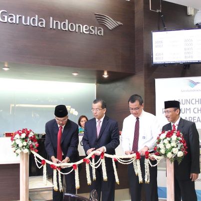 Garuda Indonesia mở quầy check-in ưu tiên